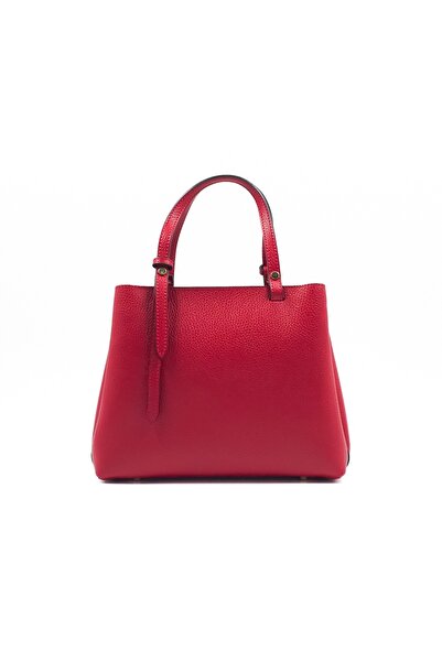 Posete Fagaras Martine Leather Purse - Red, Casual Bag Made of Genuine Leather, Handbag, Bags