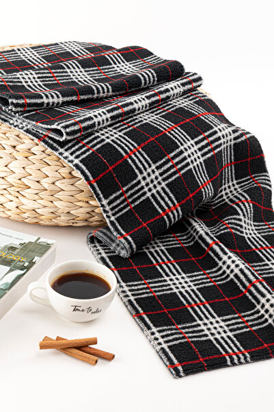 AQUABERRY Soft Plaid Premium Winter Scarf - Smoked