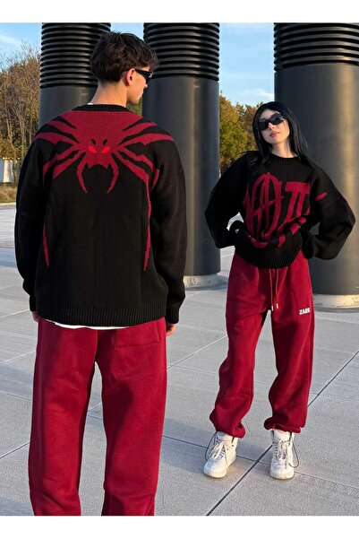 zaee Özel Seri Spider Oversize Triko Kazak
