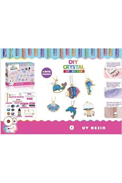 OEM Creative DIY set with 6 metal pendants – Ocean theme