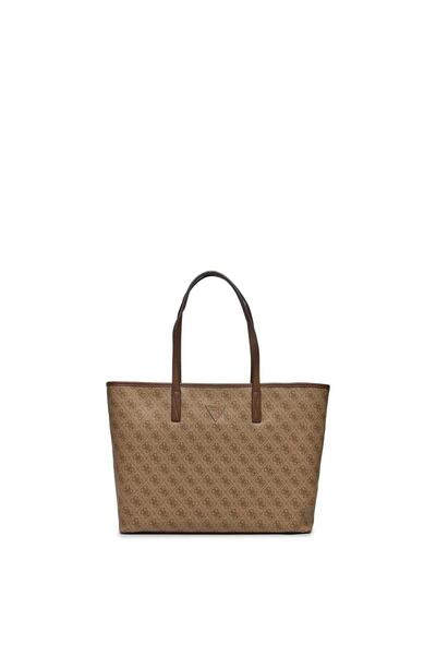 Guess Power Play Large Tote Bag - Brown, Women's Fashion