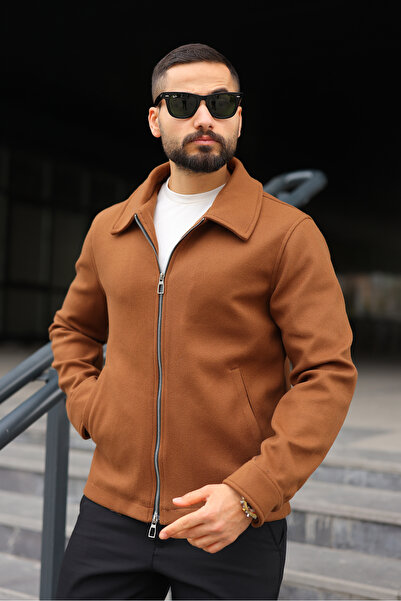 BASEL.CO Мъжка кашмирена яке с двойна цип