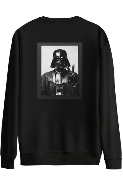 BetterThanCo سترة ماستر أوف بيس مطبوع برقبة دائرية قصة فضفاضة