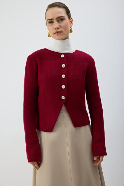 Touché Privé GOLD BUTTONED KNITWEAR CARDIGAN