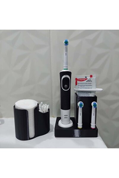 Rafine Studio 3D Banyo Düzenleyici İkili Set – Pamuk & Kulak Çubuğu Organizer...