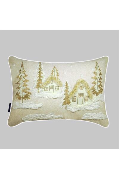Sarev Gwen Throw Pillow 30X45 Ecru