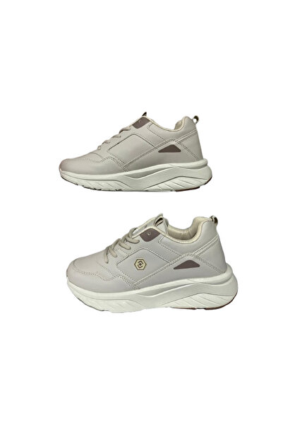 Queen Step 2105 Unisex Sports Shoes Beige