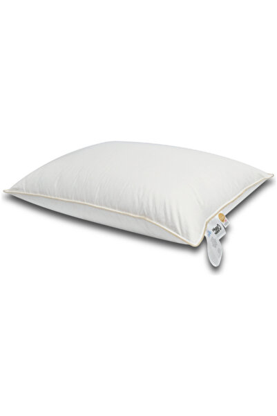 REVE وسادة مستطيلة من القطن الفاخر المحشو بريش البط، مقاس 50 × 70 سم