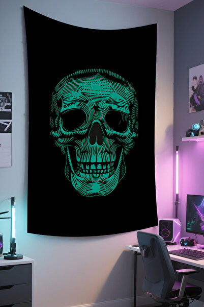 RUGRUMBA Tapiserie de perete de Halloween – Tematică pentru jucători, țesătur...