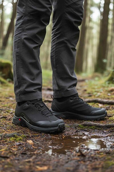 HUMTTO Black Non-Slip Sole Waterproof Men's Outdoor Shoes 110396A-1 m