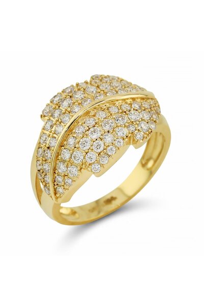 Altınkaynak 14 Ayar Altın Tasarım Yüzük - K222611