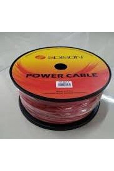 Edison Pw-8ga Oto Anfi Tesisat Kablosu Silikon 4ga 50 Metre