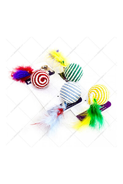 Badem Akvaryum Sound Straw Cat Ball Cat Toy