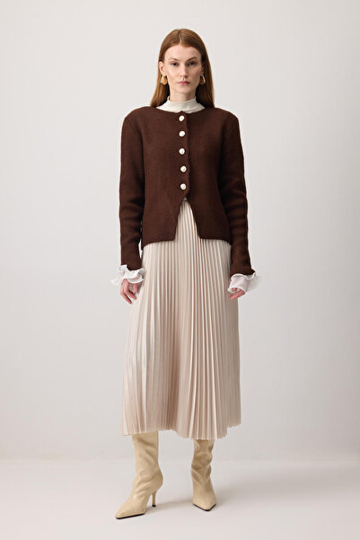 Touché Privé GOLD BUTTONED KNITWEAR CARDIGAN