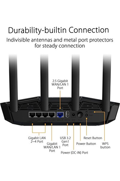 ASUS TUF-BE3600 WiFi 7 Dual-Band Router – 3,600 Mbps, OFDMA & MU-MIMO