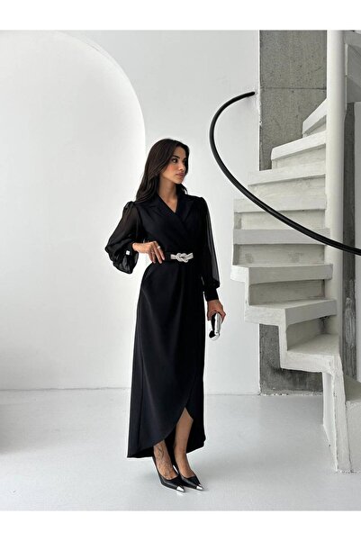 BYBRZ Chiffon Sleeve Dress