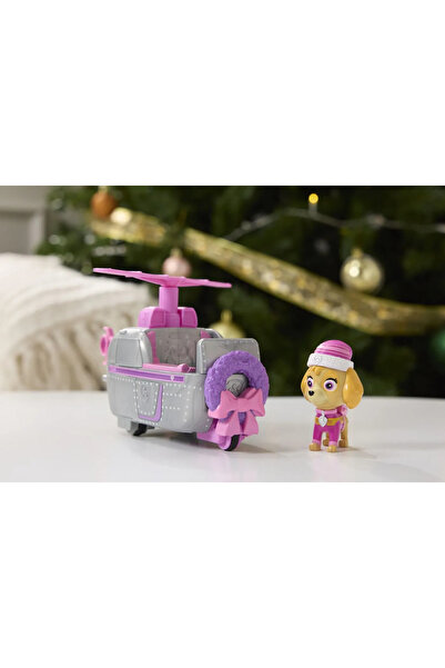 PAW PATROL Skye Christmas Vehicle & Figure Set