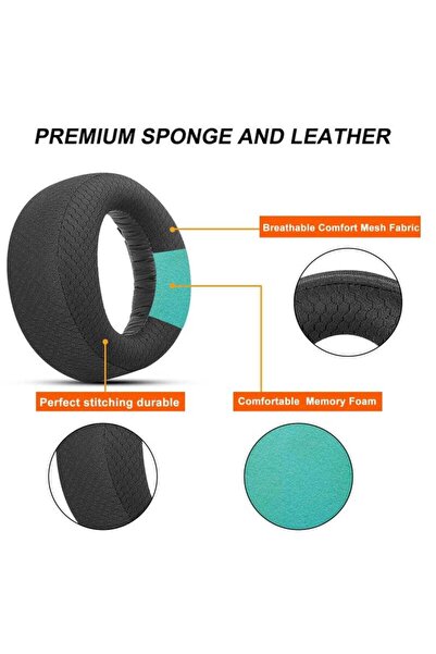 Generic Ear Pads Cushions Replacement for Sony PlayStation 5 Pulse 3D Wireless Headset (1 pair Breathable Me
