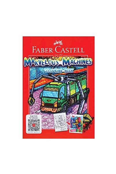 Faber Castell كتاب تلوين اطفال آلات رائعة