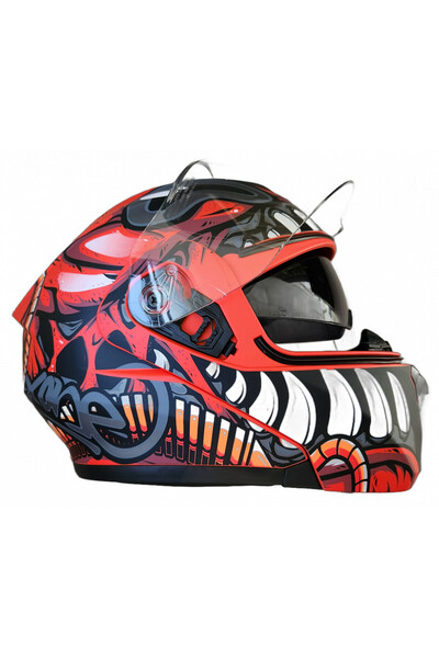 TAIWAN Casca moto modulabila X-One "Alien" L