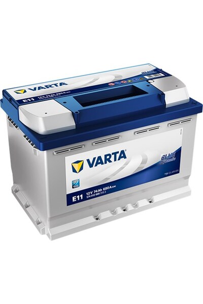 Varta E11 12V 74 Ah 680A Blue Dynamic Akü (Üretim Yılı: 2025)