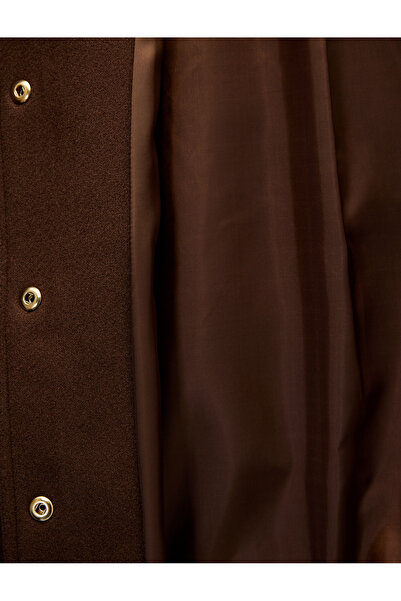 Koton Κοντό παλτό με μακριά μανίκια με κουμπιά και τσέπες