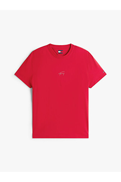 Tommy Hilfiger Erkek Kırmızı S/S Tişört