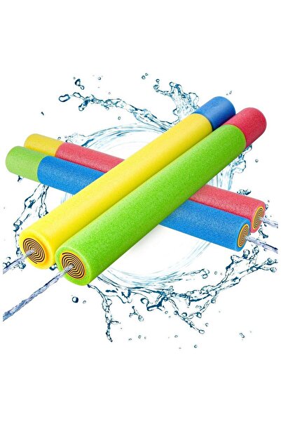 Toybox Toy Box Water Gun for Kids — Powerful Foam Water Pistol 35FT Range, 4 Pcs (Pool, Garden, Beach)
