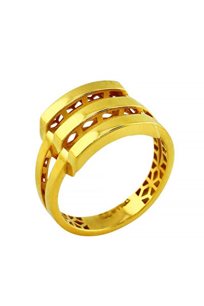 Altınkaynak 22 Ayar Altın Kaburga Yüzük - 0199991