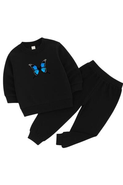E-ROMA SET DE PANTALONI DE ANTRENAMENT PENTRU COPII CU 3 fire IMPRIMAT BUTTERFLY