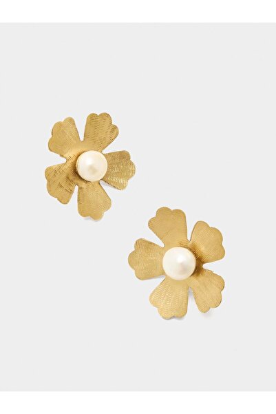 PARFOIS Tatlı Su İncili Çiçek Küpe