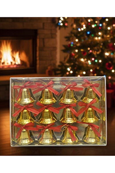 Çemrek Süs Parti 12 bucăți Mini clopoței pentru decorarea pomului de Crăciun
