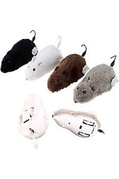 Badem Akvaryum Wind-Up Mouse Cat Toy Moving and Realistic Cat Toy 1 Piece