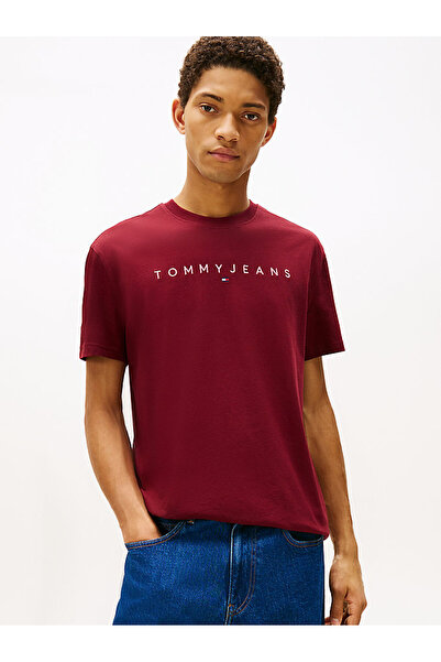 Tommy Hilfiger Erkek Kırmızı S/S Tişört