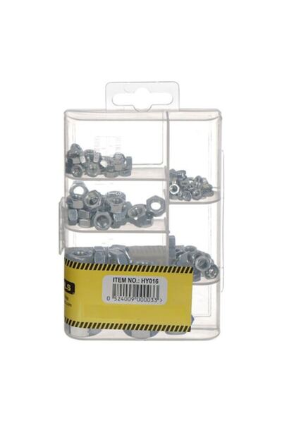 AVA Set de piulițe, M3 M4 M5 M6 M8 M10, 102 buc.