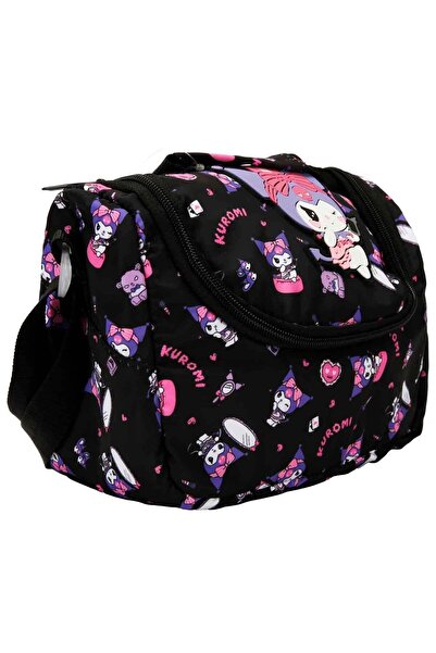 DODOMAR Kuromi Patterned Black Lunch Box