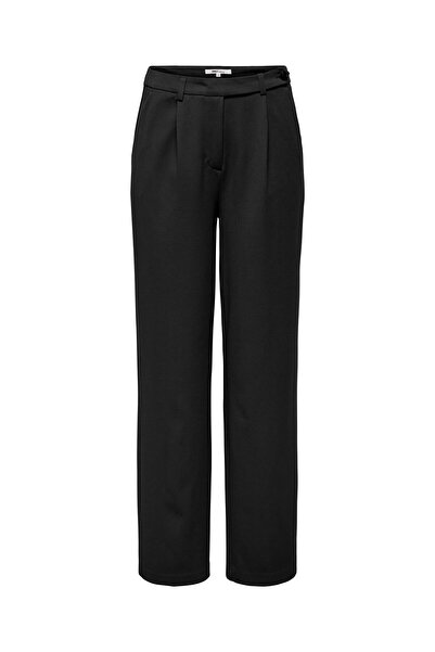 ONLY Onlsulajma Life Hw Str Pant Cc Tlr Women's Black Trousers - 15351108