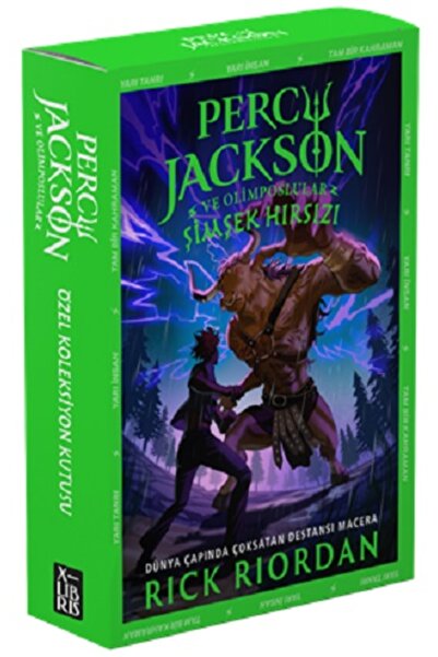 XLibris Percy Jackson Özel Koleksiyon Kutusu kitabı güncel Rick Riordan Edebi...