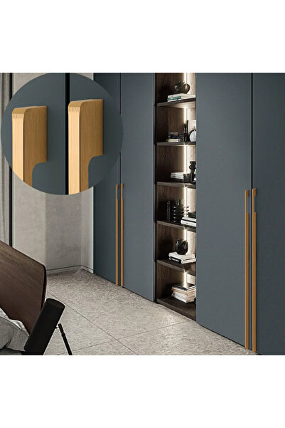 LUXXO Gold furniture handle 1000mm Soho