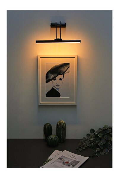 LED LEVEL Pilli Beyaz Kasa Rengi Beyaz Led Flüt Tablo Aplik Banyo Ayna Üstü A...