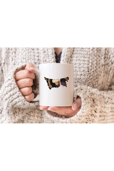 MODA كوب هدية من البورسلين فاتح السلطان محمد مطبوع