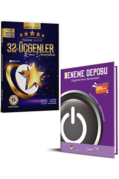 Bilgi Sarmal Yayınları Yıldızlar Yarışıyor ve Deneme Deposu TYT AYT Üçgenler ...