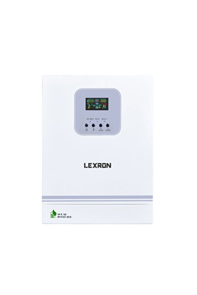 Lexron 3kW 3000W Tam Sinüs Akıllı İnverter MPPT HV - 24V Solar Güneş İnvertör...