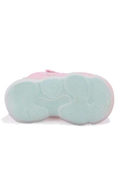 Vicco Gemini 946B25K445 Powder Orthopedic Lighted Baby Girl Sports Boots