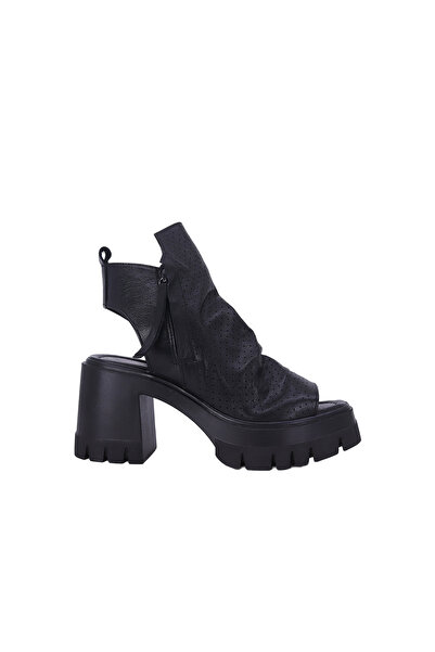 ALBİNİ 26101209 Hakiki Deri Kadın Topuklu Sandalet