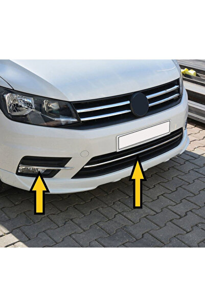 Genel Markalar Volkswagen Caddy Krom Ön Tampon Çıtası 3 Parça 2015-2020 Arası