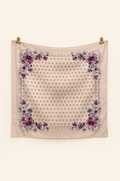 AGAPI Scarf Floral Corner Patterned Bandana Scarf