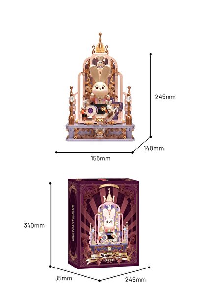 balody Musical Notes – Philharmonic Magician Building Block Set 1547 Pieces