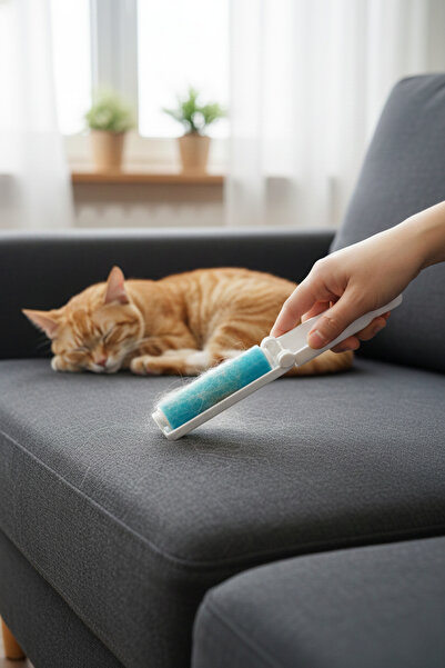 Şahane Pazar CEP VE ÇANTA BOY YIKANABİLİR MİNİ TÜY KIL TOZ TOPLAYICI RULO SHN-1111