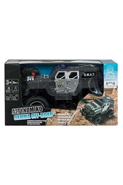 MBT Off Road Police Car with Remote Control Sound & Light 1:14/27MHz